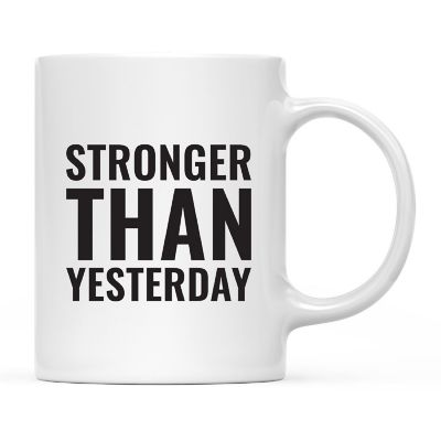Stronger Than Yesterday Ceramic Mug Image 2