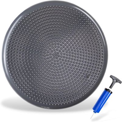 Studico Active Chairs Wobble Seat Cushion, 13.39" Diameter / Gray Image 1