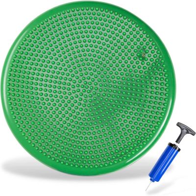 Studico Active Chairs Wobble Seat Cushion, 13.39" Diameter / Green Image 1