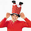 Stuffed Chimney Hat with Santa&#8217;s Legs - Less than Perfect Image 1