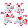 Stuffed Dog with Lollipop Valentine Exchanges for 12 Image 1