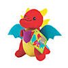 Stuffed Dragon Valentine Exchanges with Card for 12 Image 1