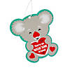 Stuffed Koalas Valentine Exchanges with Card for 12 Image 1