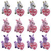 Stuffed Llama Valentine Exchanges with Card for 12 Image 1