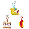 Stuffed Novelty Character Backpack Clips Kit - 36 Pc. Image 1