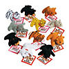 Stuffed Zoo Animal Valentine Exchanges with Card for 25 Image 1
