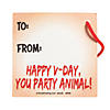 Stuffed Zoo Animal Valentine Exchanges with Card for 25 Image 1