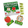 Subitizing Apples Clip Cards Image 1