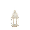 Sublime Distressed White Lantern 12" Image 1