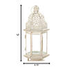 Sublime Distressed White Lantern 12" Image 2