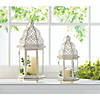 Sublime Distressed White Lantern 12" Image 3