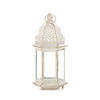 Sublime Distressed White Large Lantern 16" Image 1