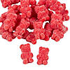 Sugar Coated Cherry Gummy Teddy Bear Candy - 100 Pc. Image 1