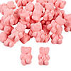 Sugar Coated Strawberry Gummy Teddy Bear Candy - 100 Pc. Image 1