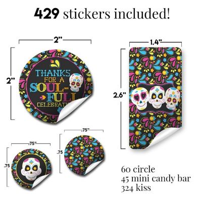 Sugar Skull Sticker Bundle 429pc. by AmandaCreation Image 1