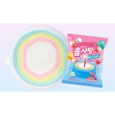 Sugarolly Birthday Rainbow Cotton Candy (Pack of 1) Image 2