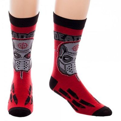 Suicide Squad Deadshot Men's Crew Socks Image 1