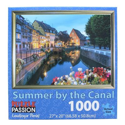 Summer Canal 1000 Piece Landscape Jigsaw Puzzle Image 1
