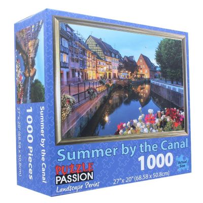 Summer Canal 1000 Piece Landscape Jigsaw Puzzle Image 1