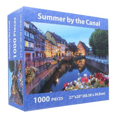 Summer Canal 1000 Piece Landscape Jigsaw Puzzle Image 2