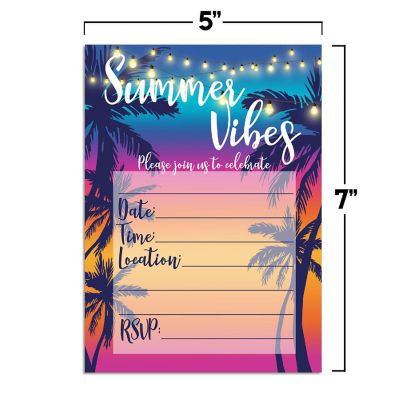Summer Vibes Invitations 40pcs. by AmandaCreation Image 3