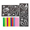 Summertime Dot Sticker Art Sheets - 12 Pc. Image 1