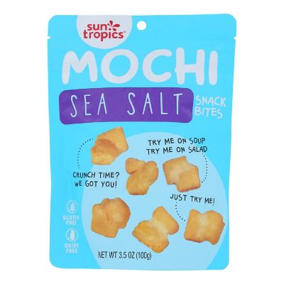 Sun Tropics&#174; Mochi Rice Bites Sea Salt - Case of 12 - 3.50 OZ Image 1