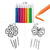 Suncatcher Wind Chimes &amp; Paint Kit - Makes 24 Image 1