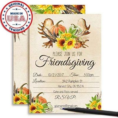 Sunflower and Moose Invitations 40pc. by AmandaCreation Image 1