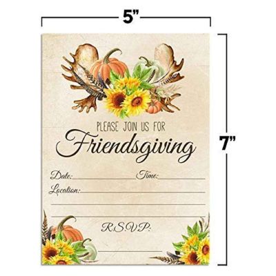 Sunflower and Moose Invitations 40pc. by AmandaCreation Image 3