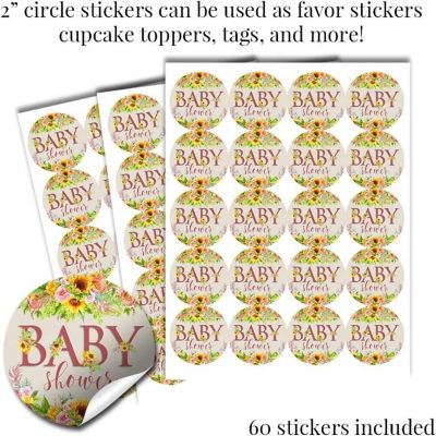 Sunflower &amp; Peony Sticker Bundle 429pc. by AmandaCreation Image 3