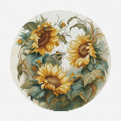 Sunflower BC202L Luca-S Counted Cross-Stitch Kit Image 2