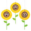 Sunflower Hanging Paper Fan Craft Kit - Makes 12 Image 1