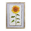 Sunflower Print (Set Of 2) 12.75"L X 17.5"H Wood/Mdf/Paper Image 1