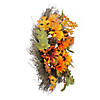 Sunflowers and Pine Cones Fall Artificial Thanksgiving Wreath - 24-Inch  Unlit Image 1