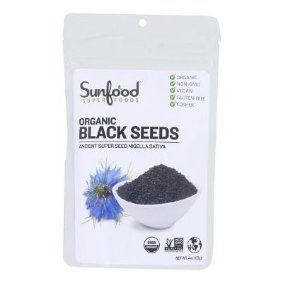 Sunfood - Black Seeds Organic - 1 Each-4 OZ Image 1