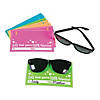 Sunglasses Valentine Exchanges with Card for 12 Image 1