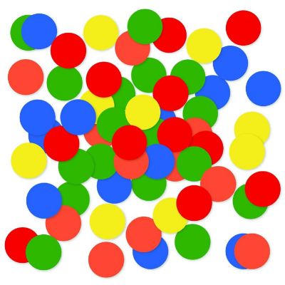 Sunny Rainbow Confetti 180-Pack Image 1