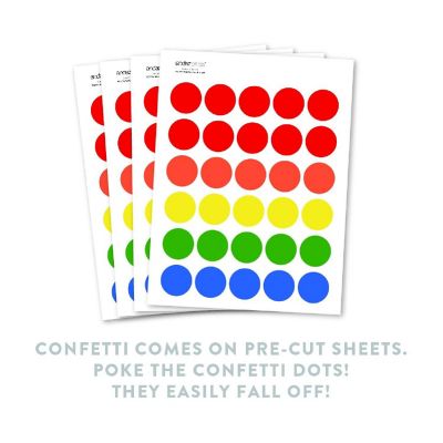 Sunny Rainbow Confetti 180-Pack Image 1