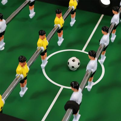 Sunnydaze Indoor Durable Plastic Standard Size Replacement Foosball Table Game Balls - 36mm - Black and White - 12pk Image 1