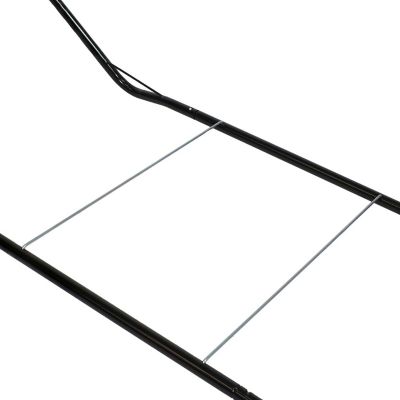 Sunnydaze Portable Heavy-Duty Steel Hammock Stand Only for Camping and Spreader Bar Styles - 330 lb Capacity/10' Stand - Black Image 1