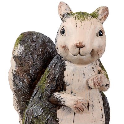 Sunnydaze Silas the Woodland Squirrel Statue - Indoor/Outdoor Decorative Figurine - 13.5" Image 2