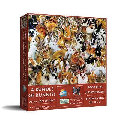 Sunsout A Bundle of Bunnies 1000 pc  Jigsaw Puzzle Image 1