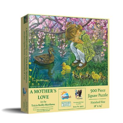 Sunsout A Mother's Love 500 pc  Jigsaw Puzzle Image 1