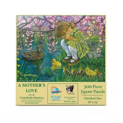 Sunsout A Mother's Love 500 pc  Jigsaw Puzzle Image 2