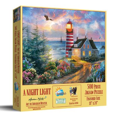Sunsout A Night Light 500 pc  Jigsaw Puzzle Image 1