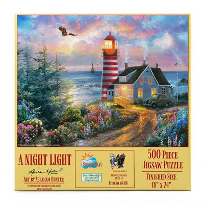 Sunsout A Night Light 500 pc  Jigsaw Puzzle Image 2