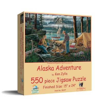 Sunsout Alaska Adventure 550 pc  Jigsaw Puzzle Image 1