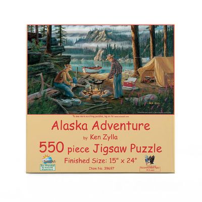 Sunsout Alaska Adventure 550 pc  Jigsaw Puzzle Image 2