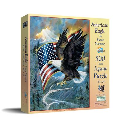 Sunsout American Eagle 500 pc  Jigsaw Puzzle Image 1